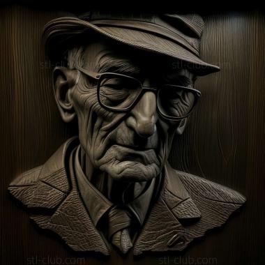 3D model William S Burroughs (STL)